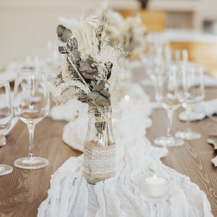 Tischläufer transparent Boho
