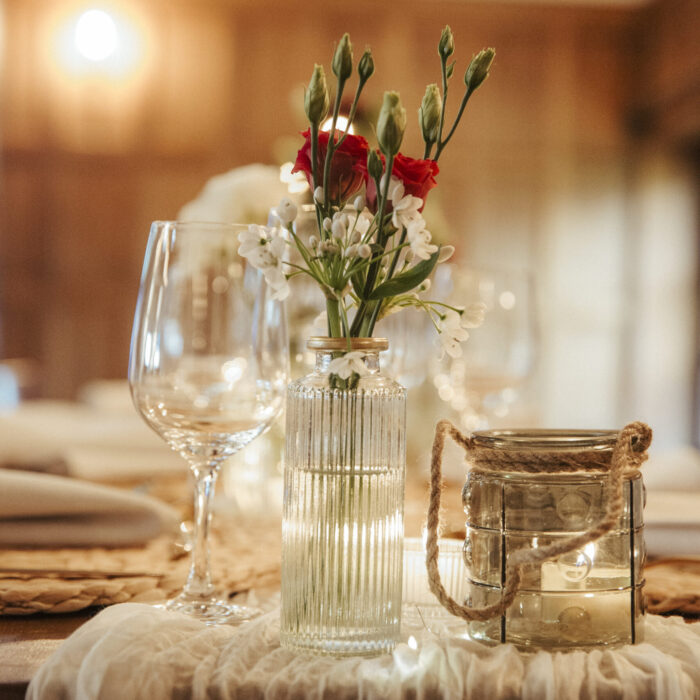 Vase mit Goldrand – Bild 3