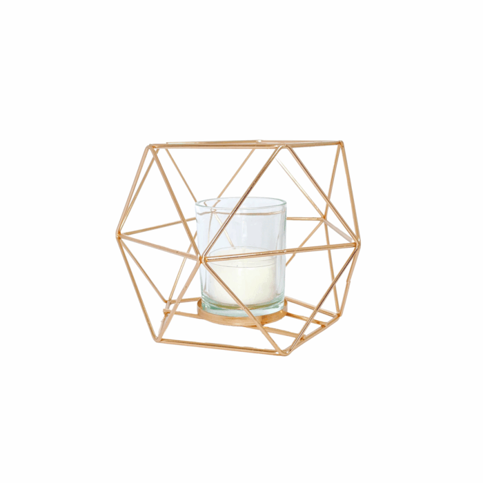 Geometrisches Windlicht – Bild 2