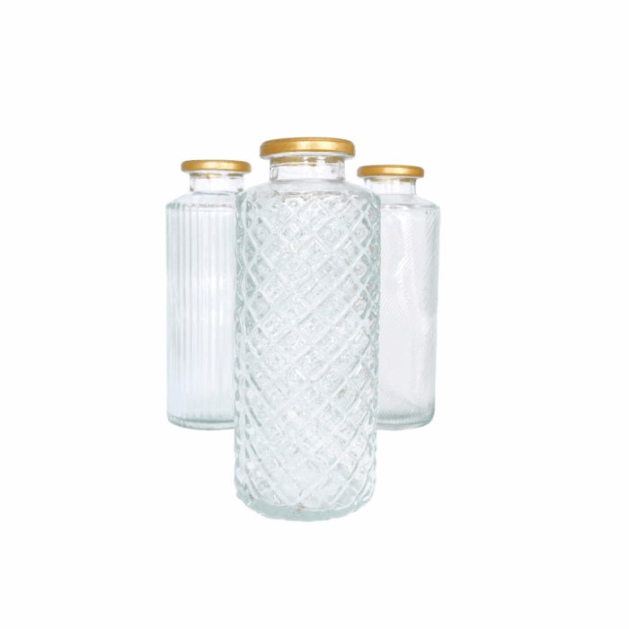Vase mit Goldrand